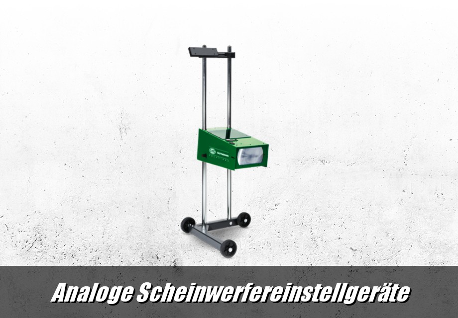 Analoge Scheinwerfereinstellgeräte